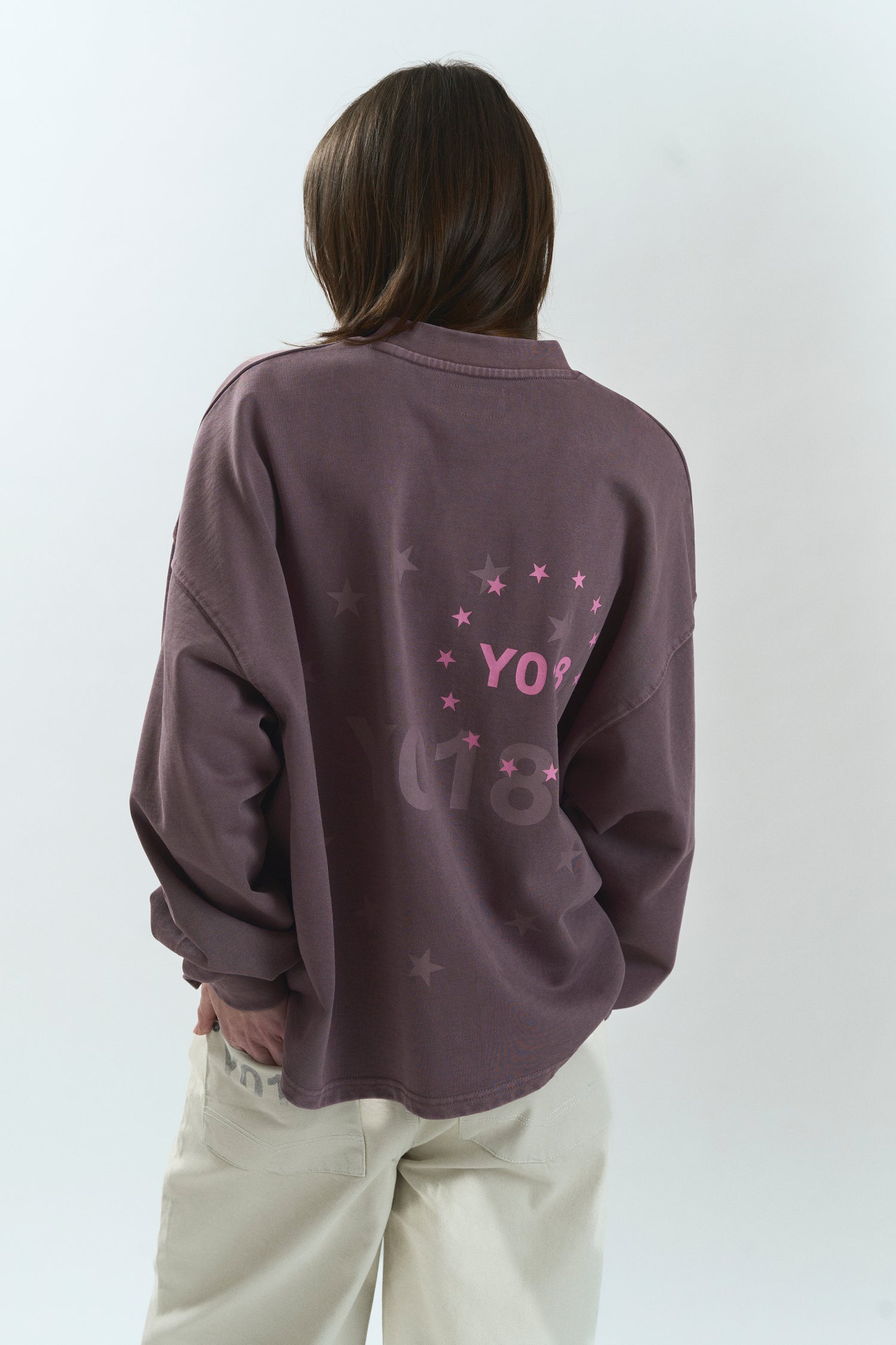 ZEST "LOWERCASE" CREWNECK PURPLE