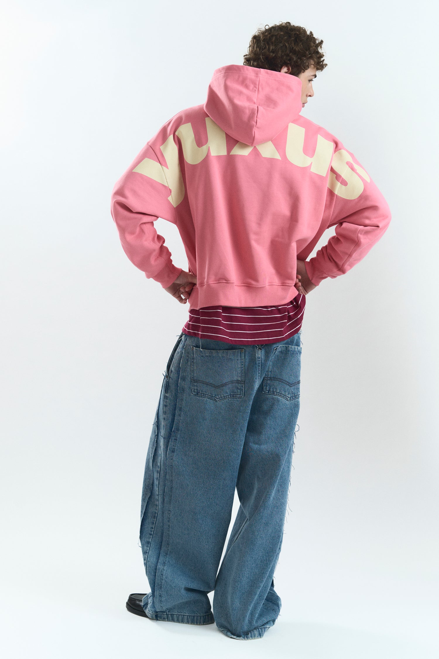 POW "LOWERCASE" HOODIE PINK