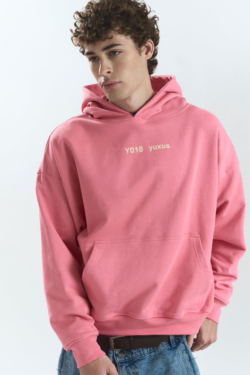 POW "LOWERCASE" HOODIE PINK