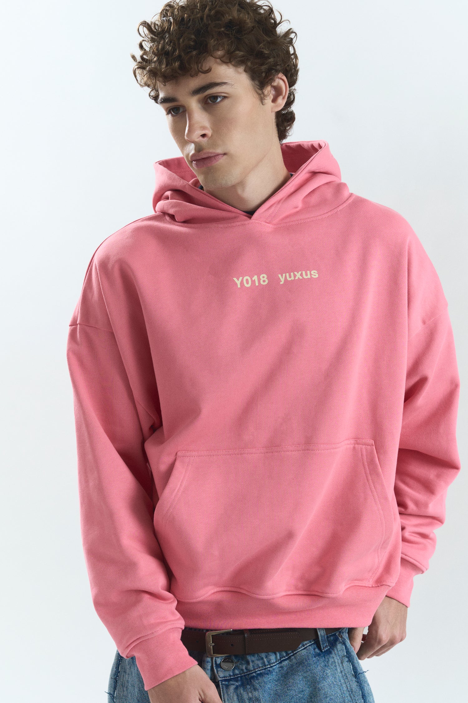 POW "LOWERCASE" HOODIE PINK