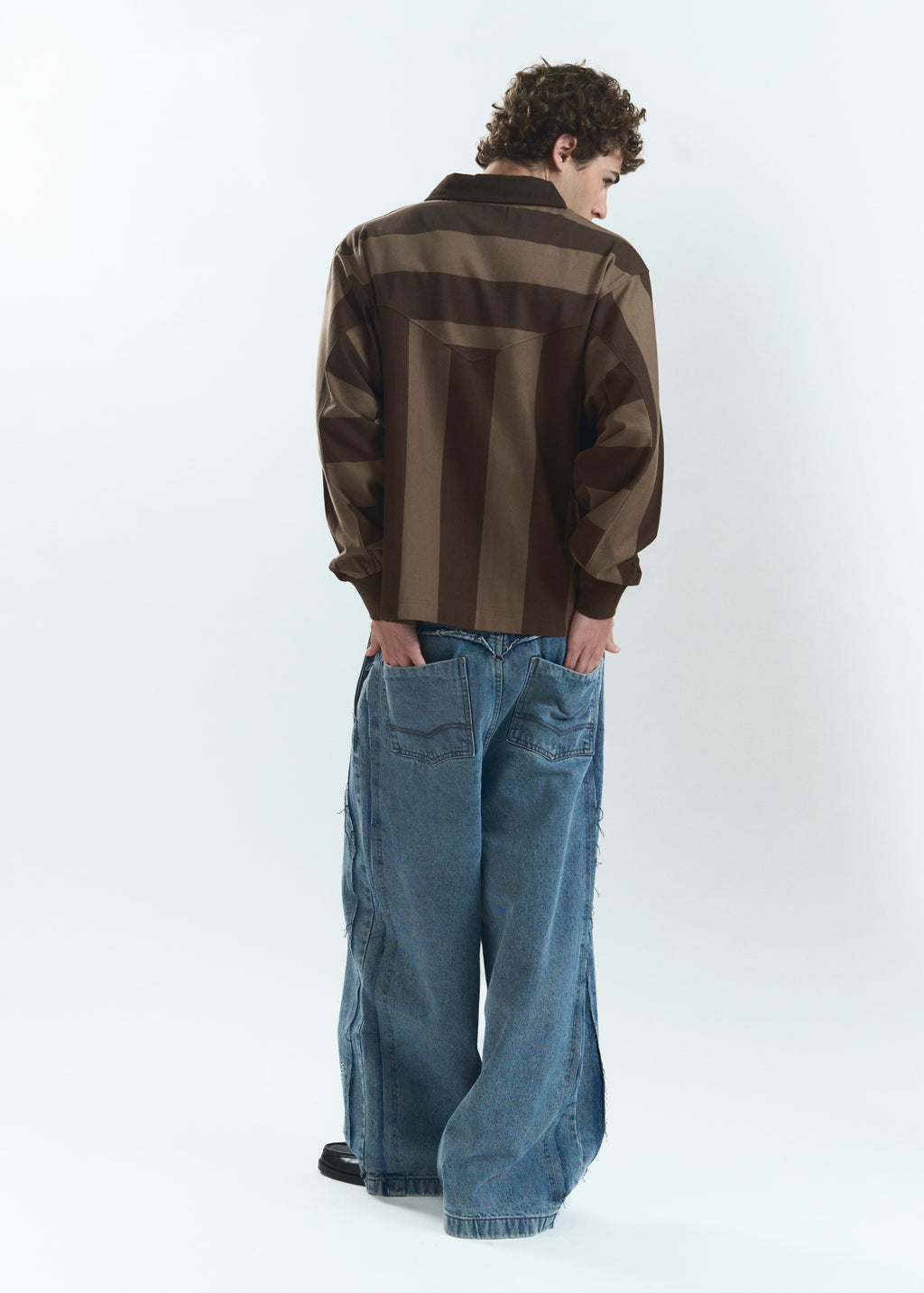 LOAM "LOWERCASE" POLO BROWN