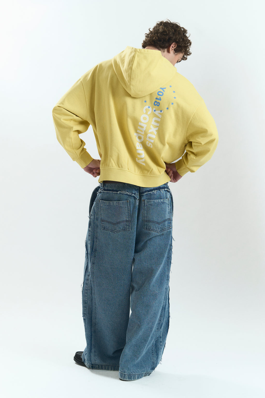 FLASH "LOWERCASE" HOODIE YELLOW