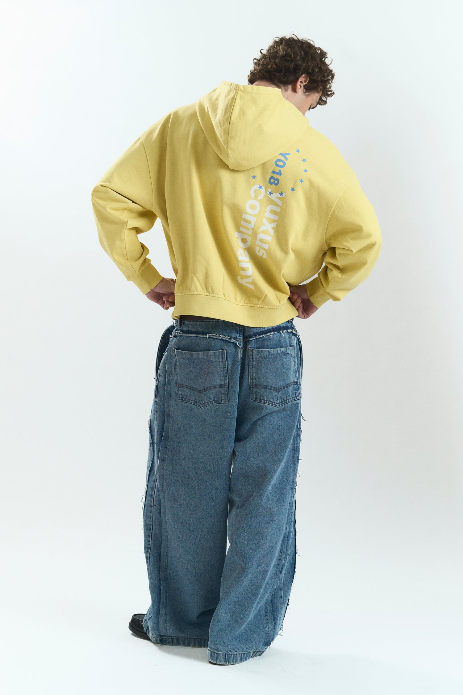 FLASH "LOWERCASE" HOODIE YELLOW