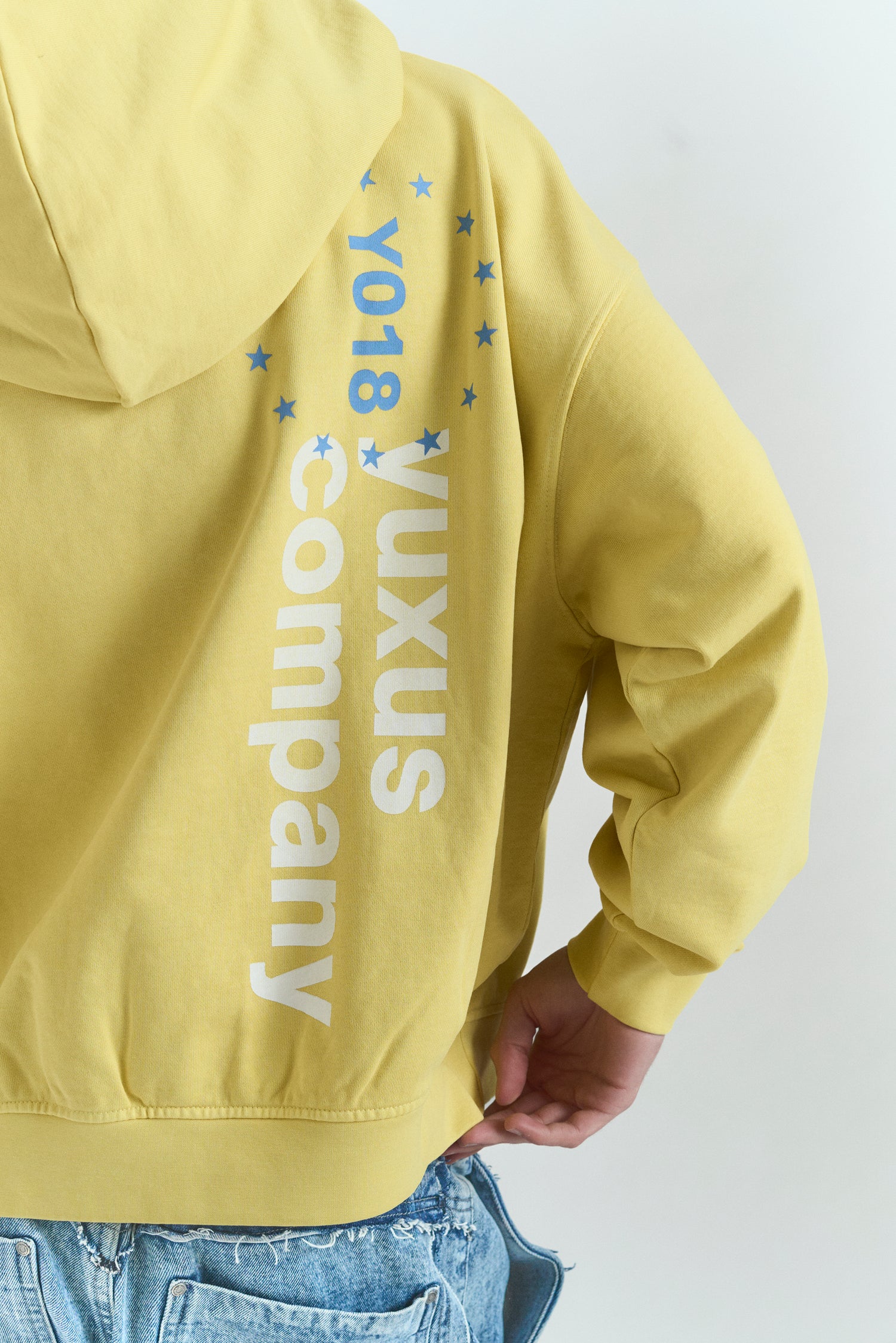 FLASH "LOWERCASE" HOODIE YELLOW