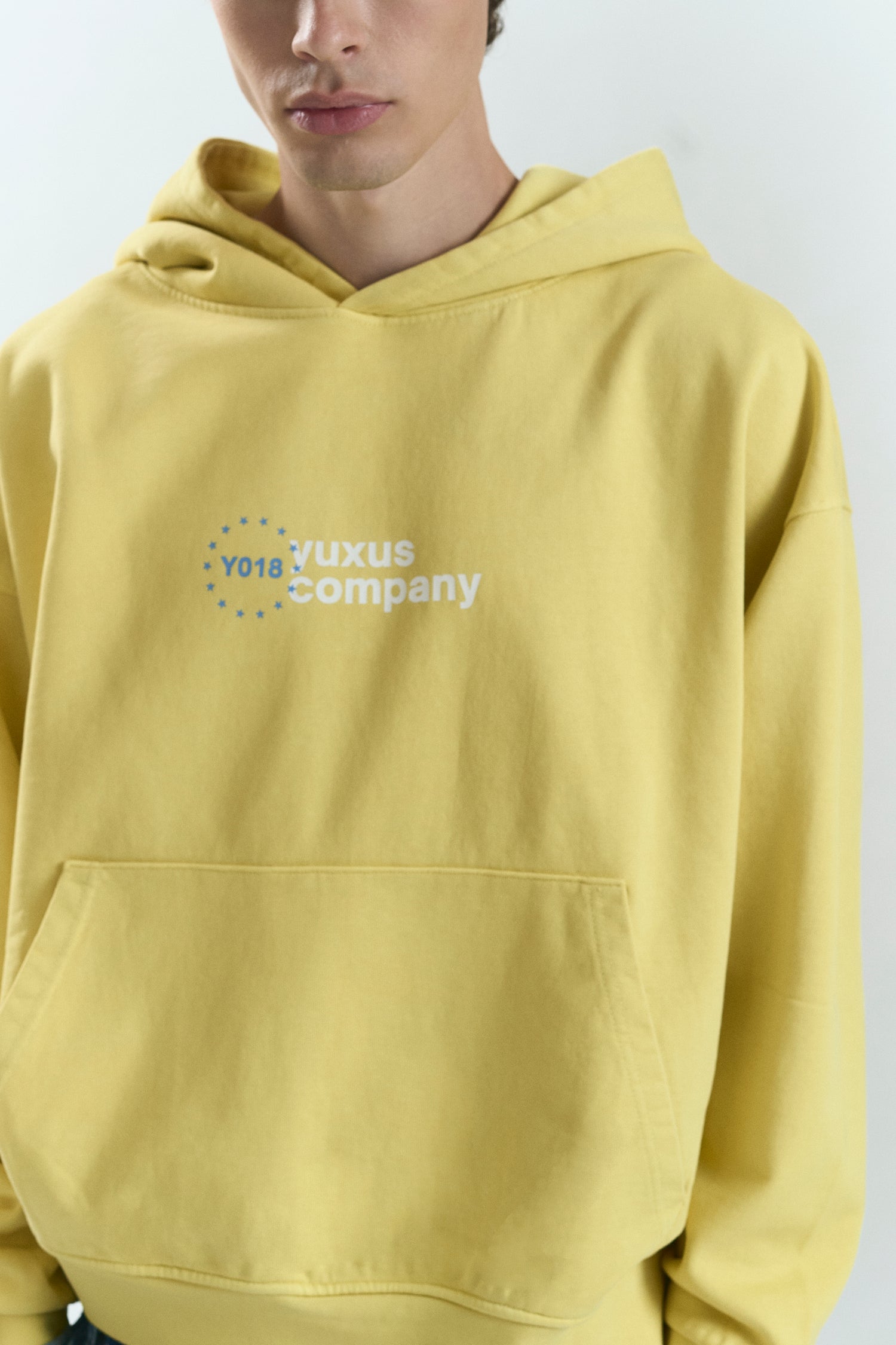 FLASH "LOWERCASE" HOODIE YELLOW