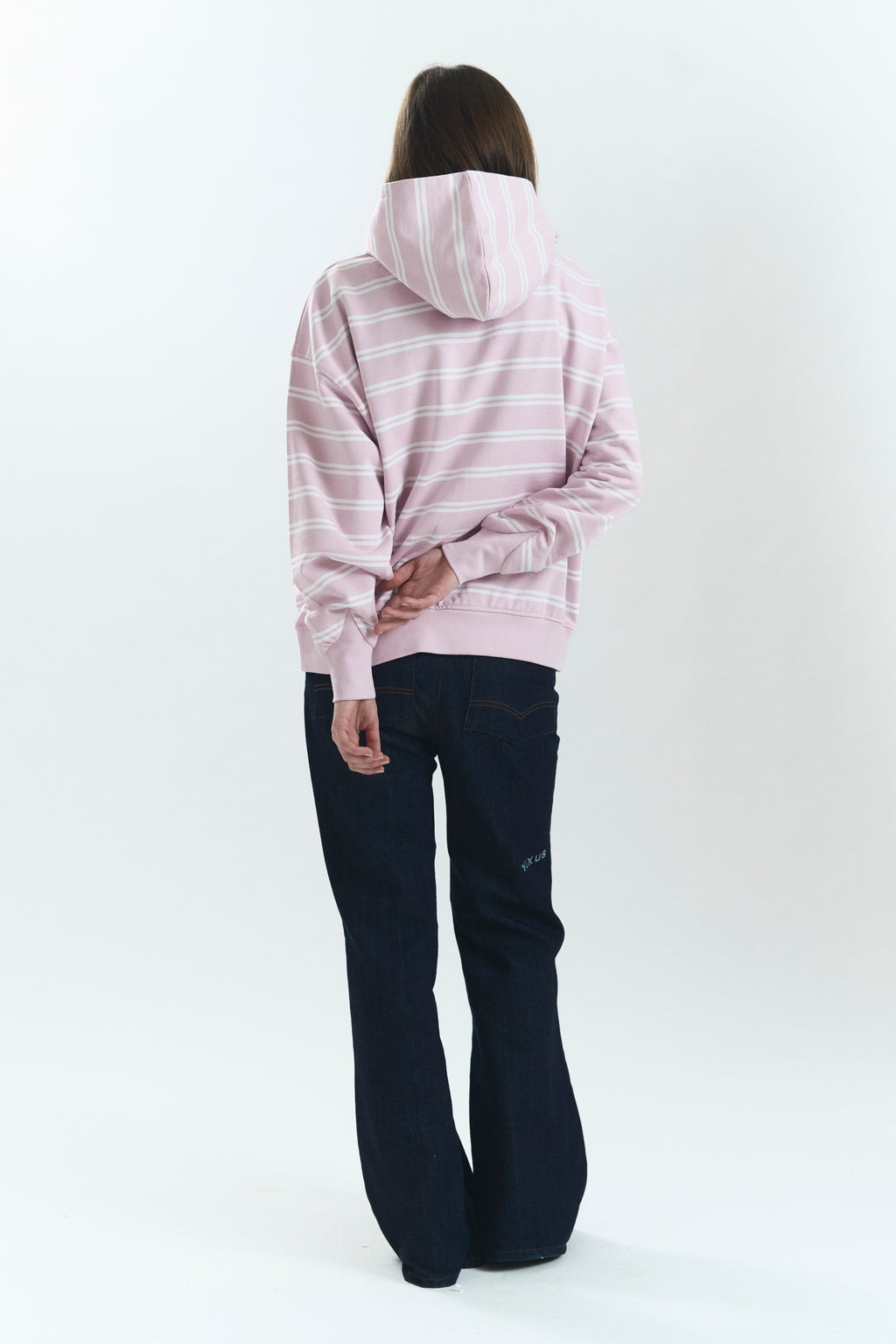 SKIN "LOWERCASE" HOODIE PINK