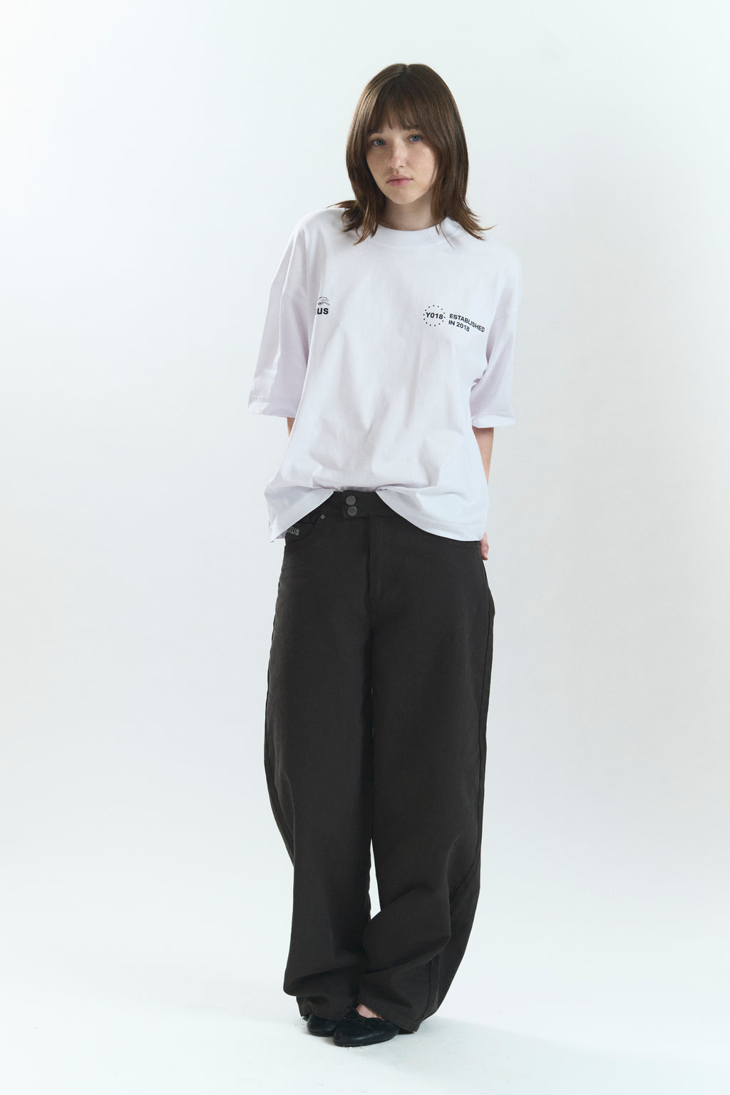 BLANK "LOWERCASE" T-SHIRT WHITE