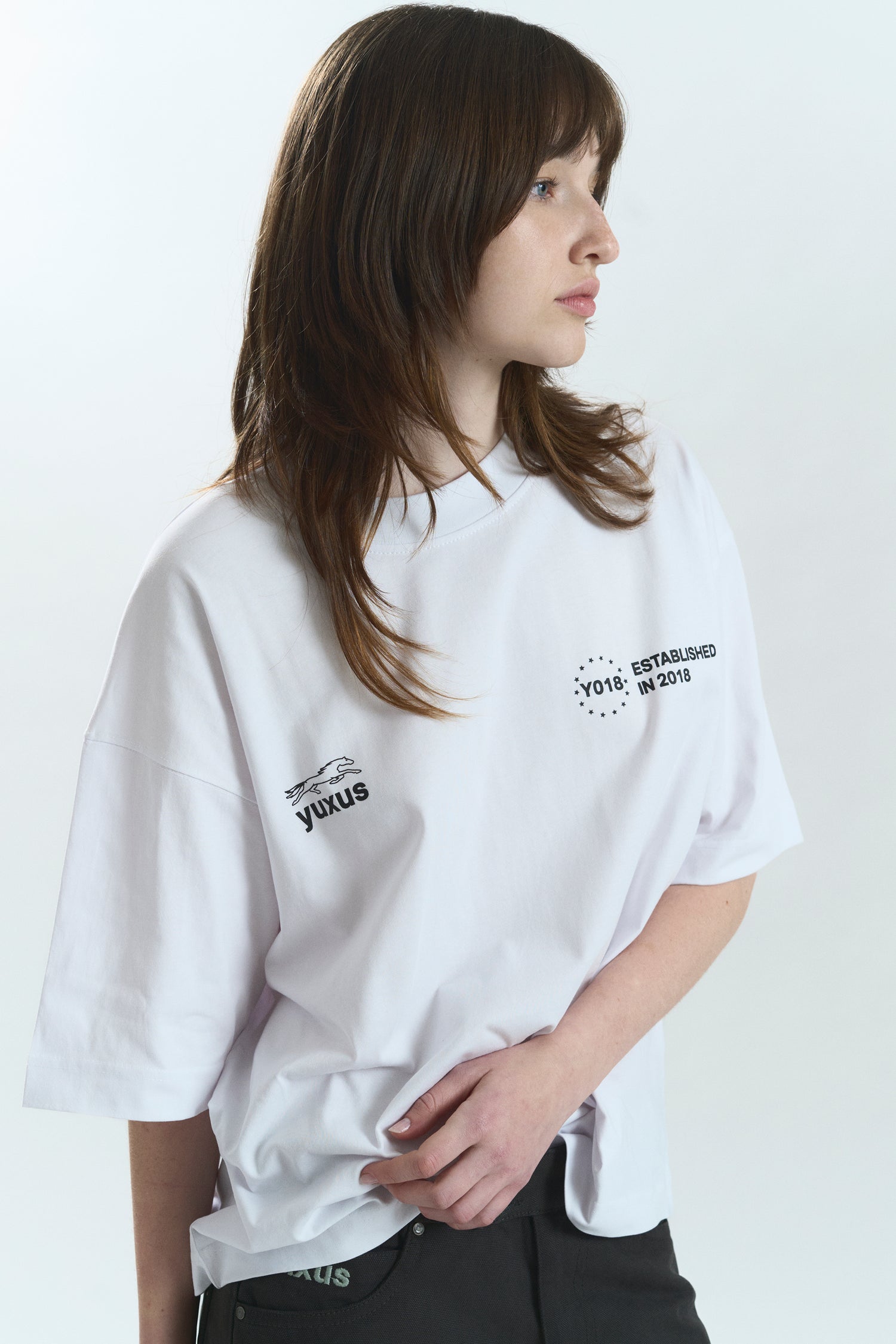 BLANK "LOWERCASE" T-SHIRT WHITE