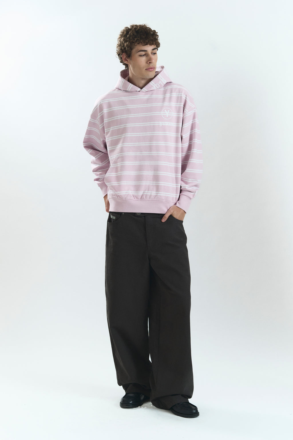 SKIN "LOWERCASE" HOODIE PINK