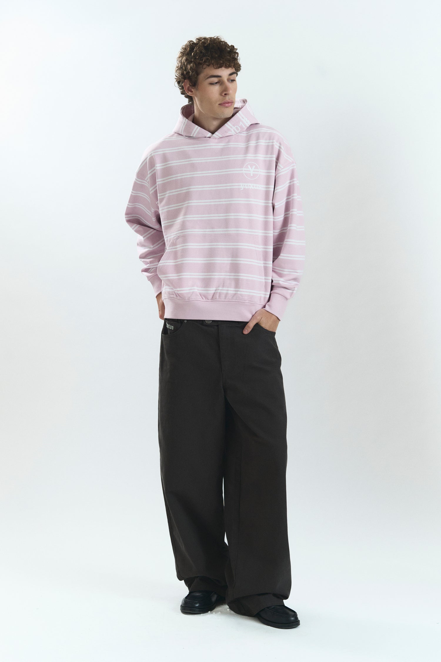 SKIN "LOWERCASE" HOODIE PINK