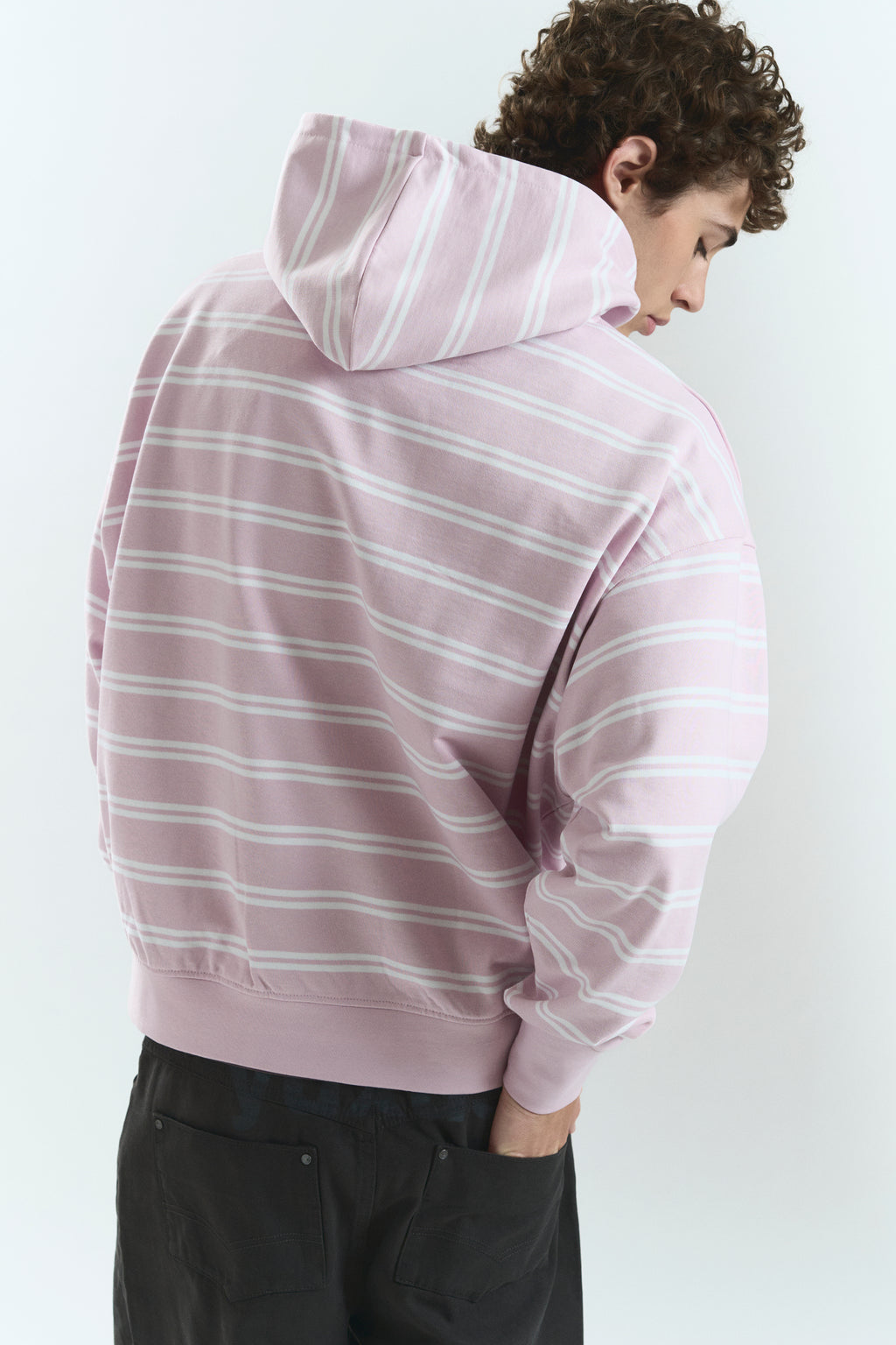 SKIN "LOWERCASE" HOODIE PINK