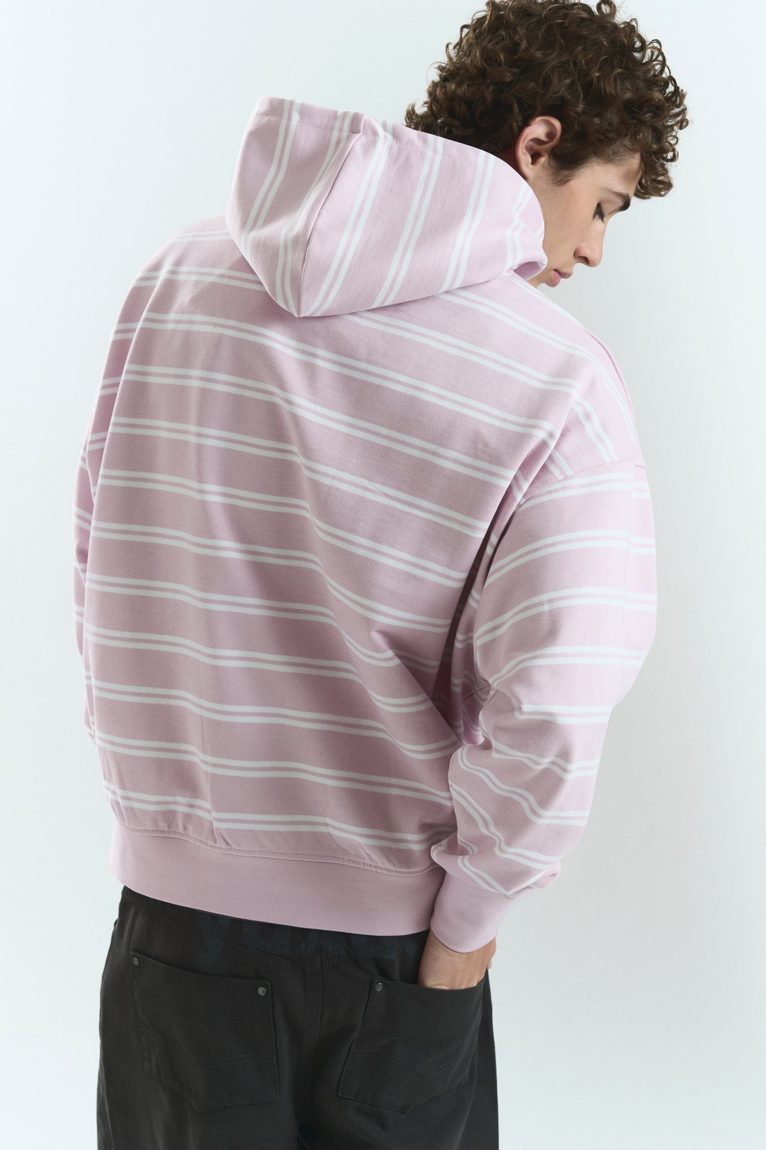 SKIN "LOWERCASE" HOODIE PINK