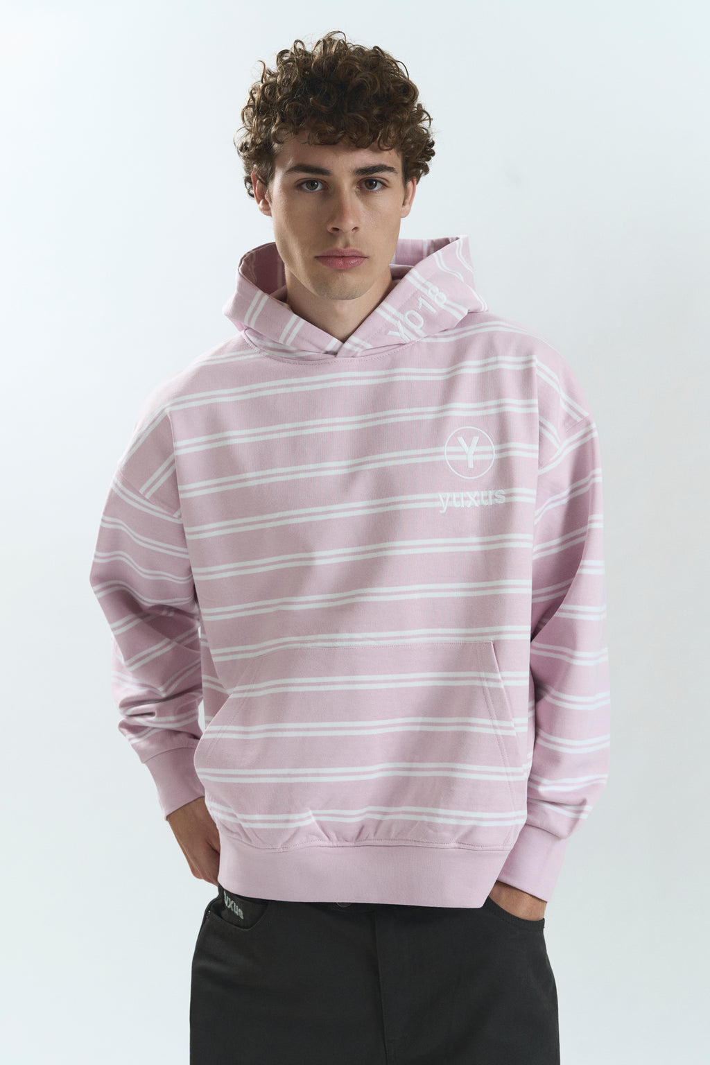SKIN "LOWERCASE" HOODIE PINK