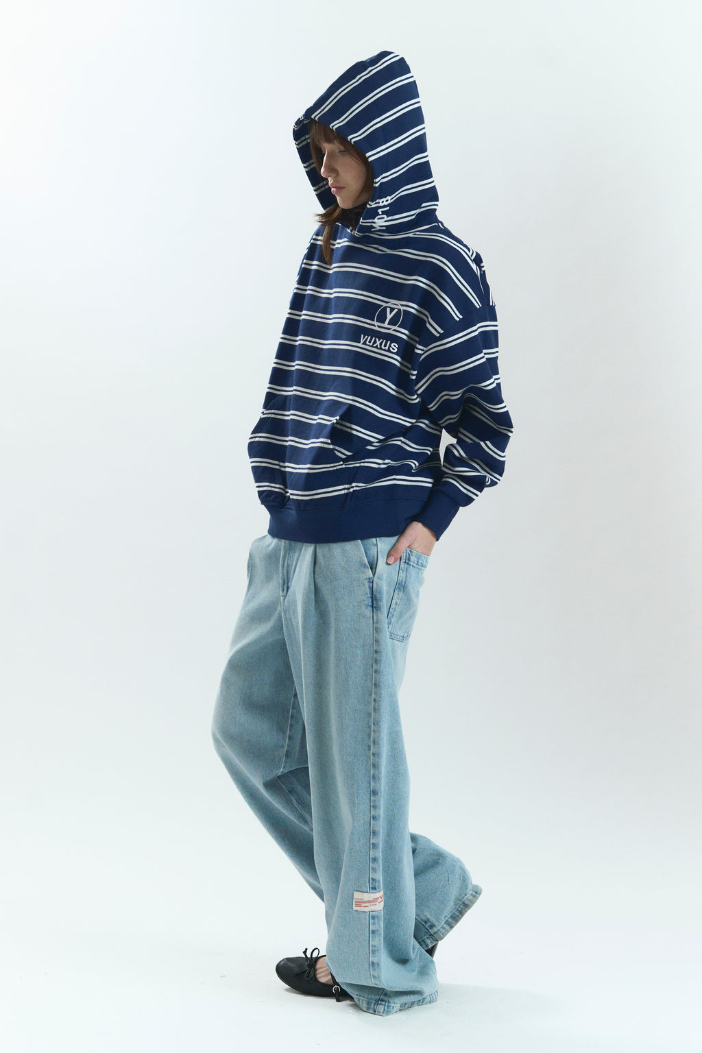 ARC "LOWERCASE" HOODIE BLUE