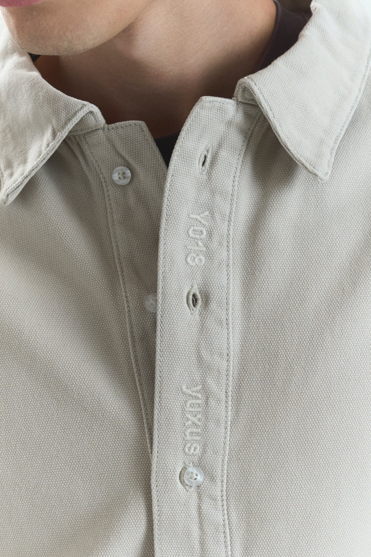 BASAL "LOWERCASE" SHIRT LIGHT GREY