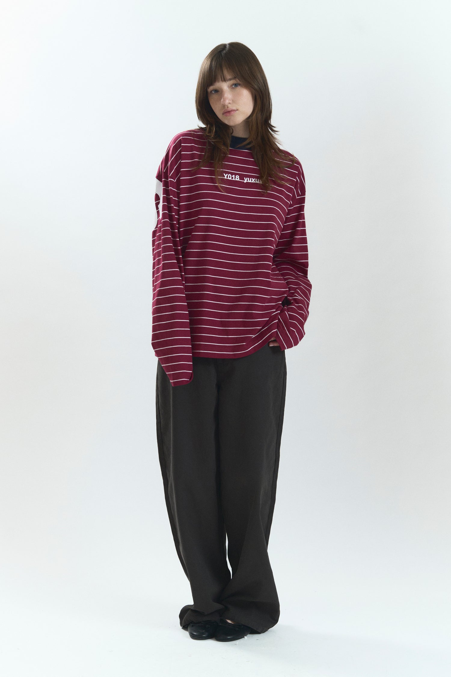 MOVE "LOWERCASE" LONGSLEEVE BURGUNDY