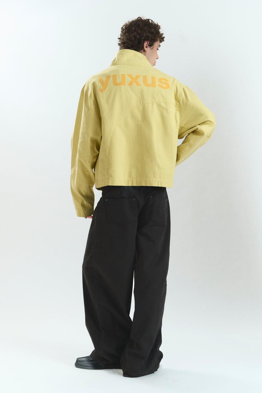 GRID "LOWERCASE" JACKET YELLOW