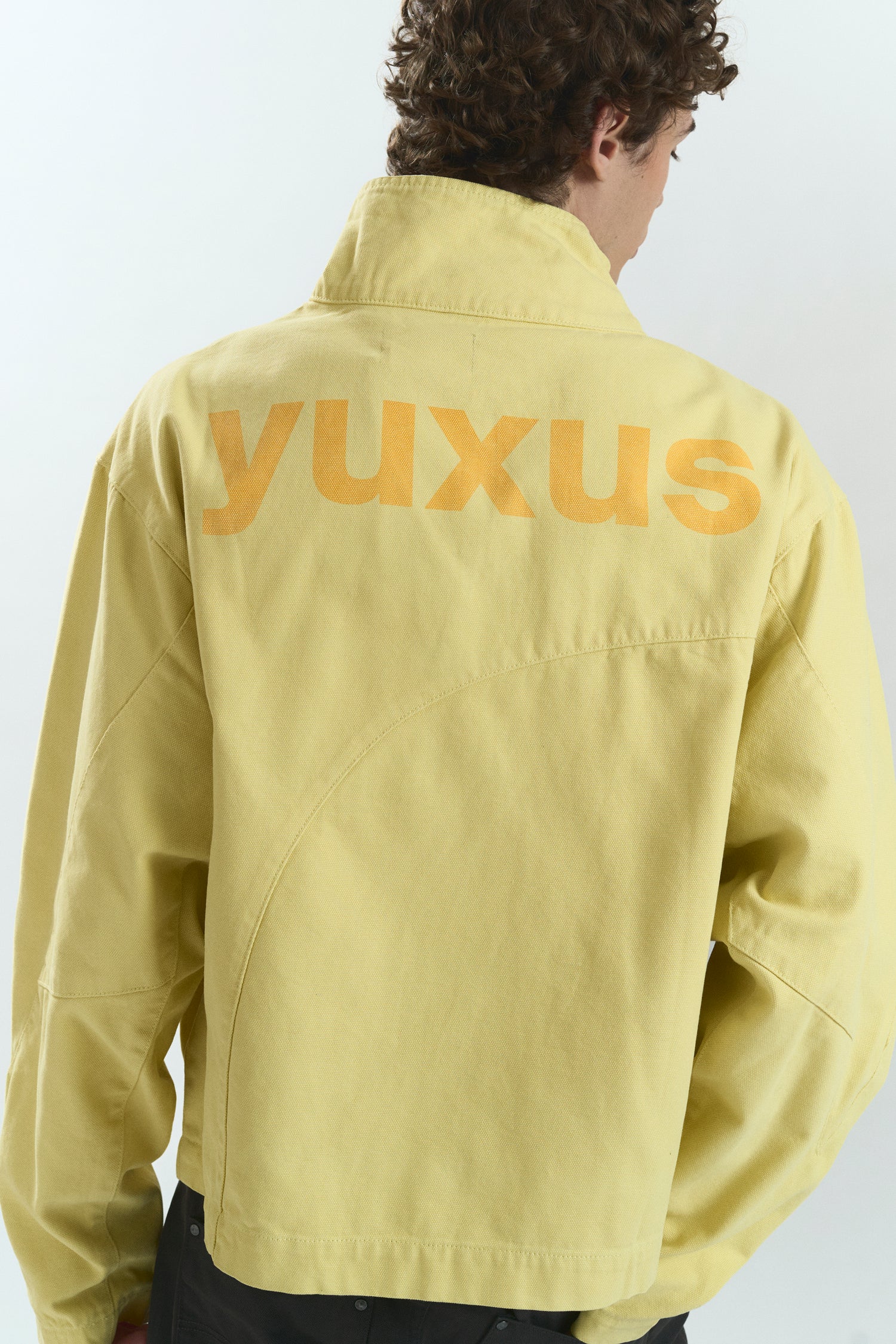 GRID "LOWERCASE" JACKET YELLOW