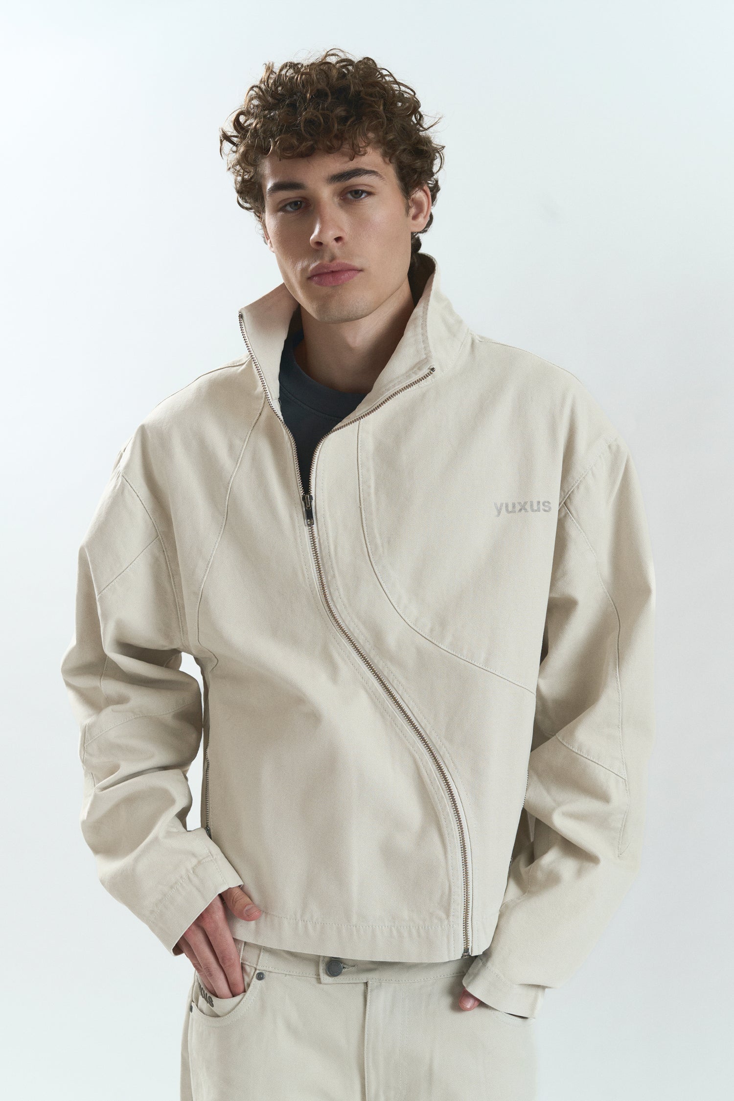 MUTE "LOWERCASE" JACKET BEIGE