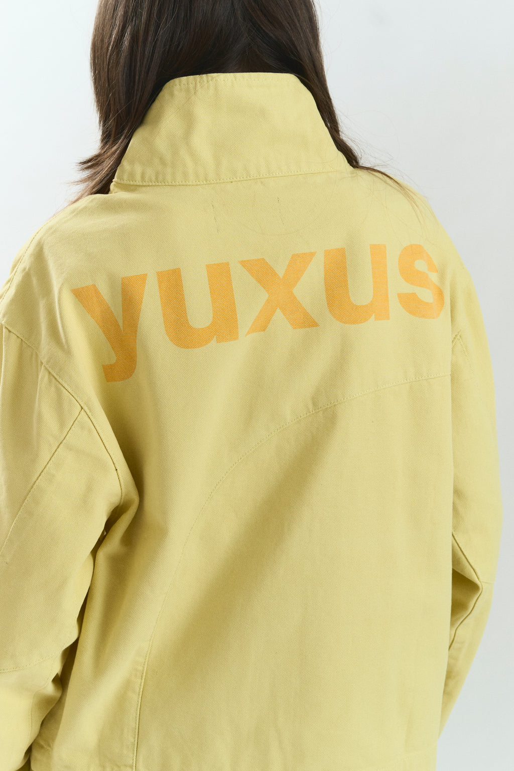 GRID "LOWERCASE" JACKET YELLOW