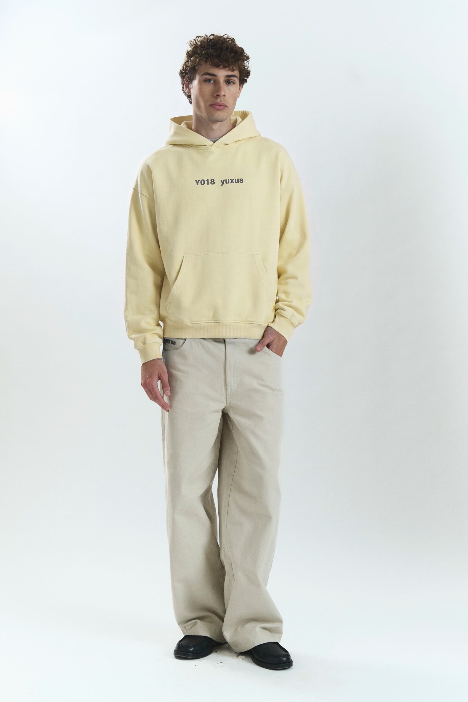 DENSE "LOWERCASE" HOODIE YELLOW