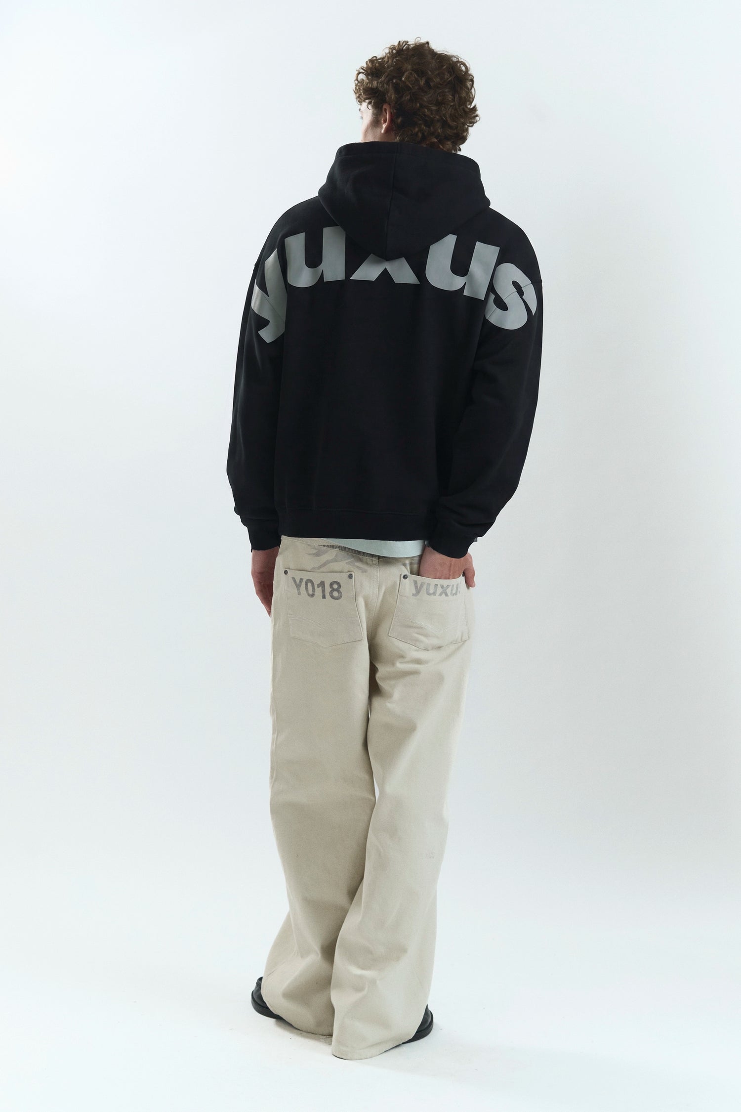 EDGE "LOWERCASE" HOODIE BLACK