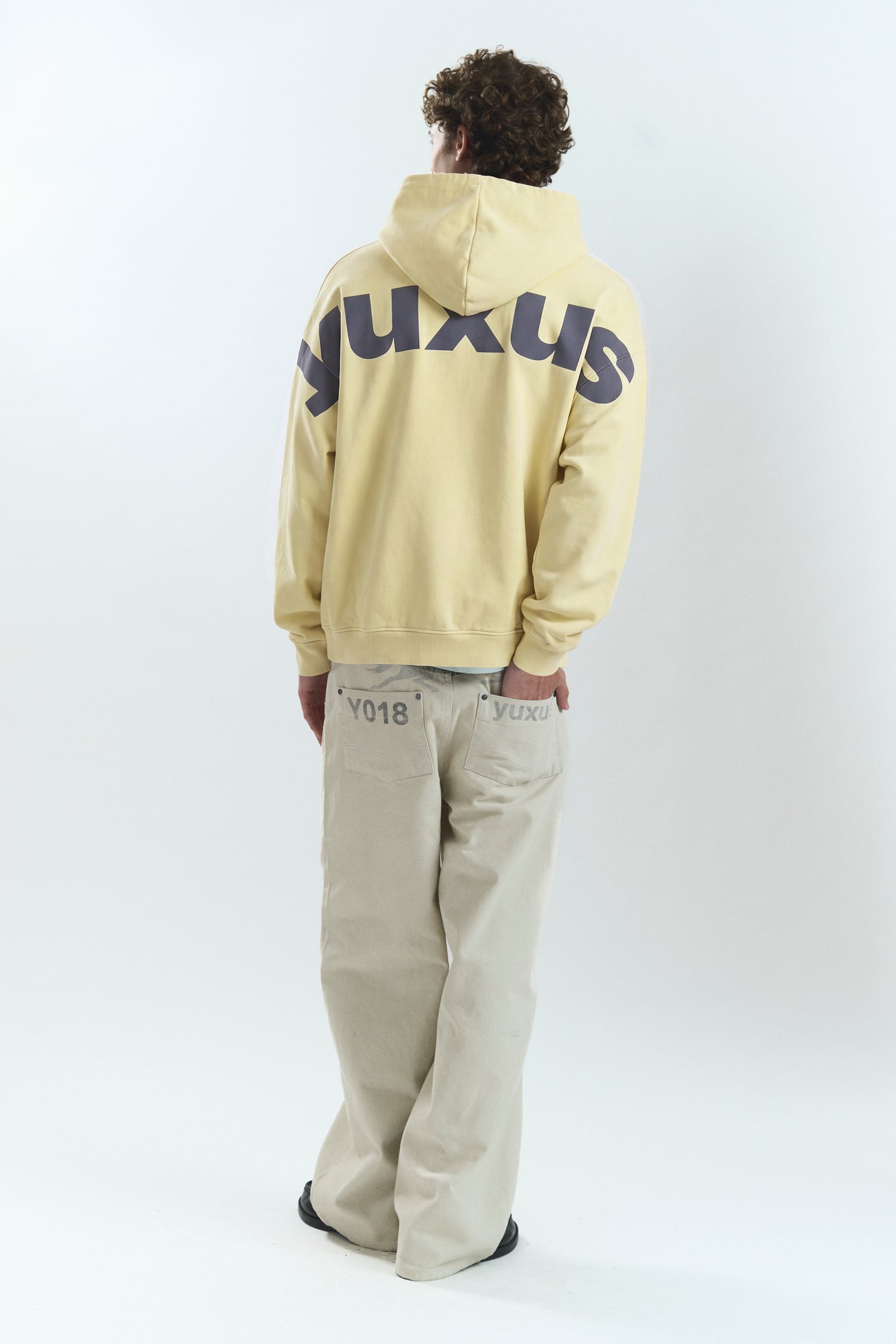 DENSE "LOWERCASE" HOODIE YELLOW
