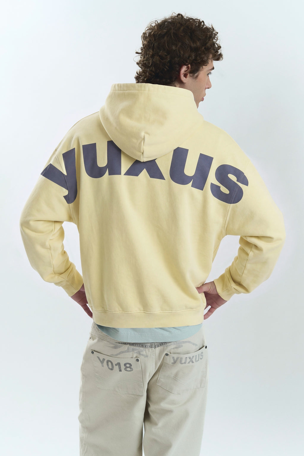 DENSE "LOWERCASE" HOODIE YELLOW