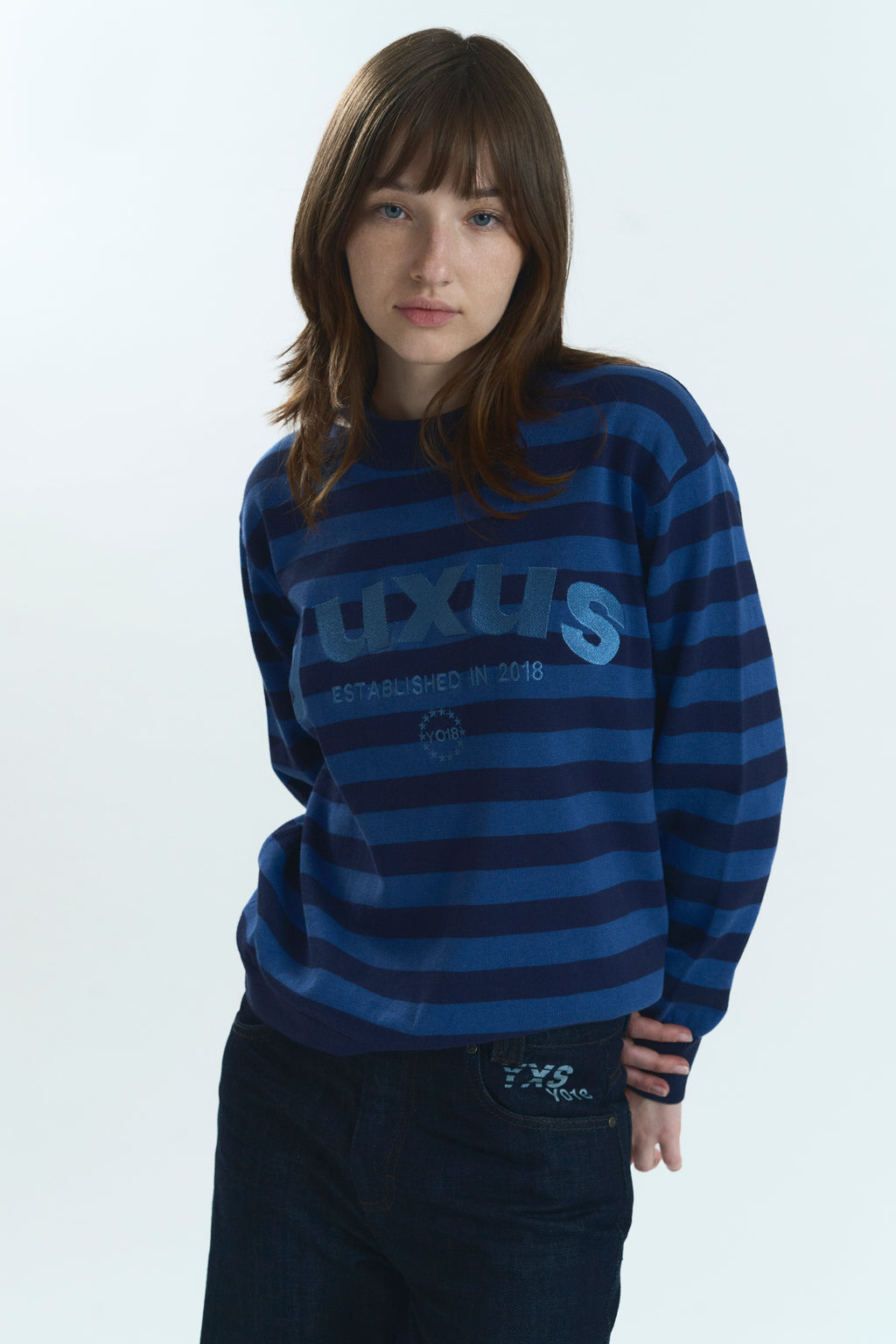 SOFT "LOWERCASE" JERSEY BLUE