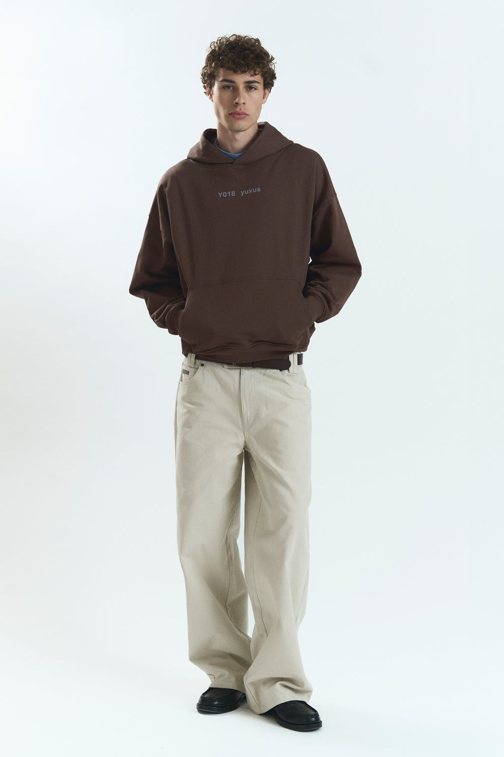TRUFF "LOWERCASE" HOODIE BROWN