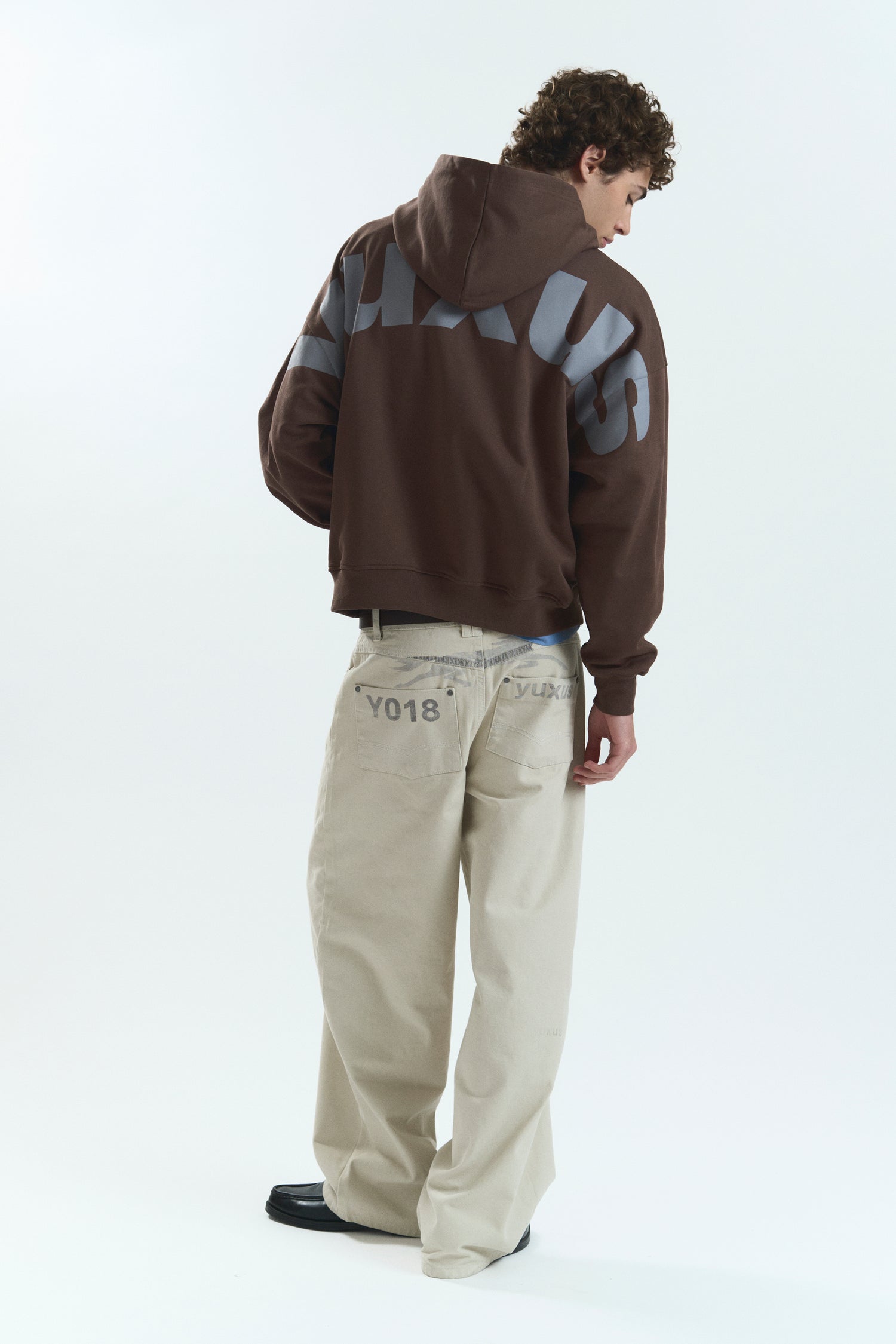 TRUFF "LOWERCASE" HOODIE BROWN