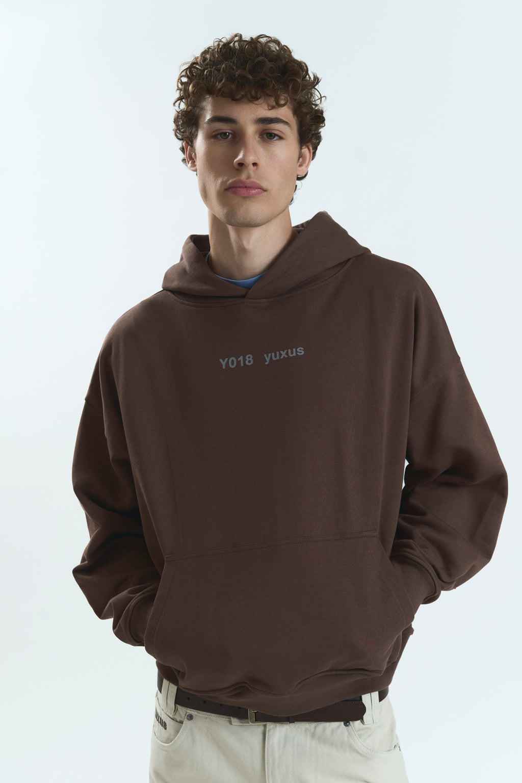 TRUFF "LOWERCASE" HOODIE BROWN