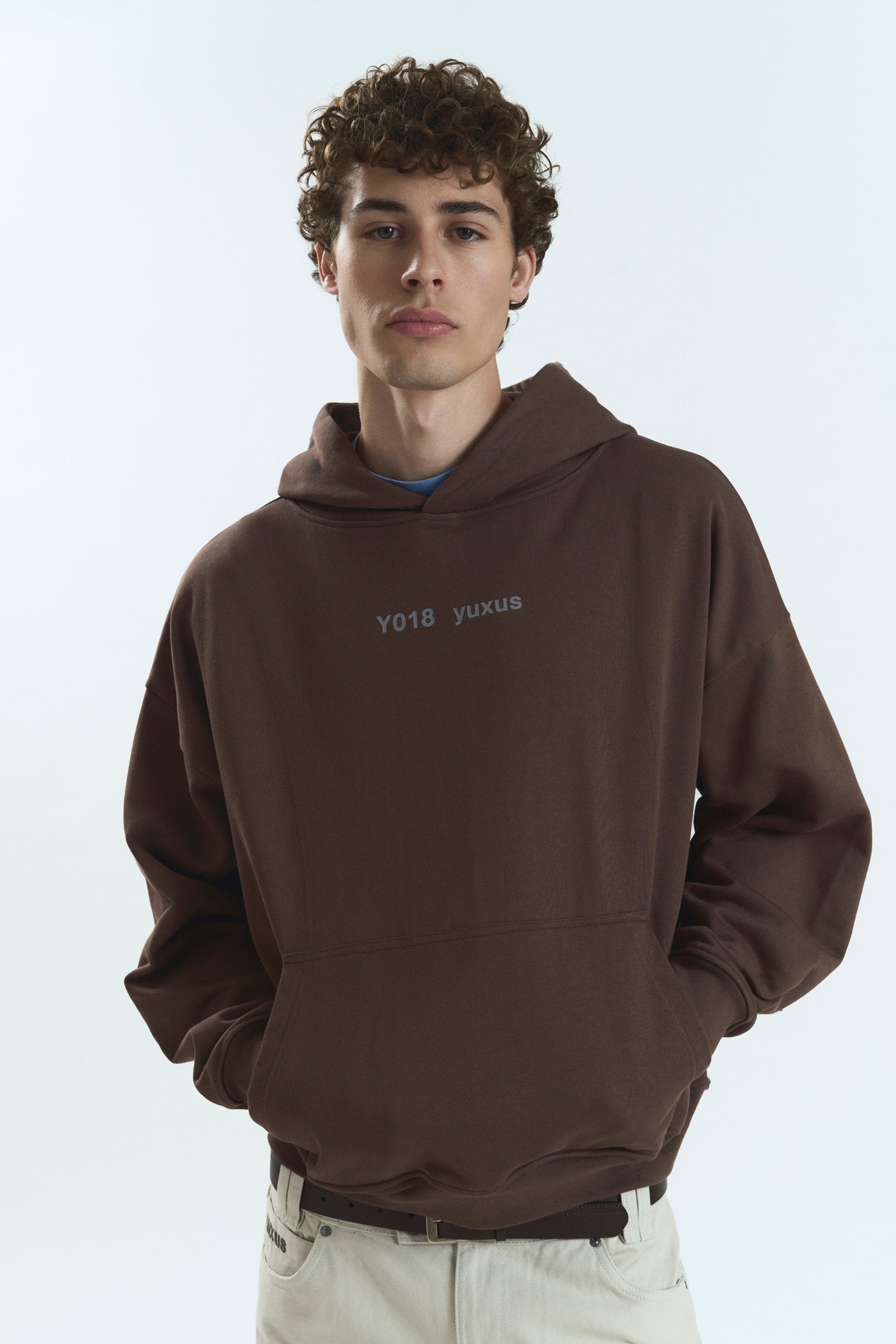 TRUFF "LOWERCASE" HOODIE BROWN