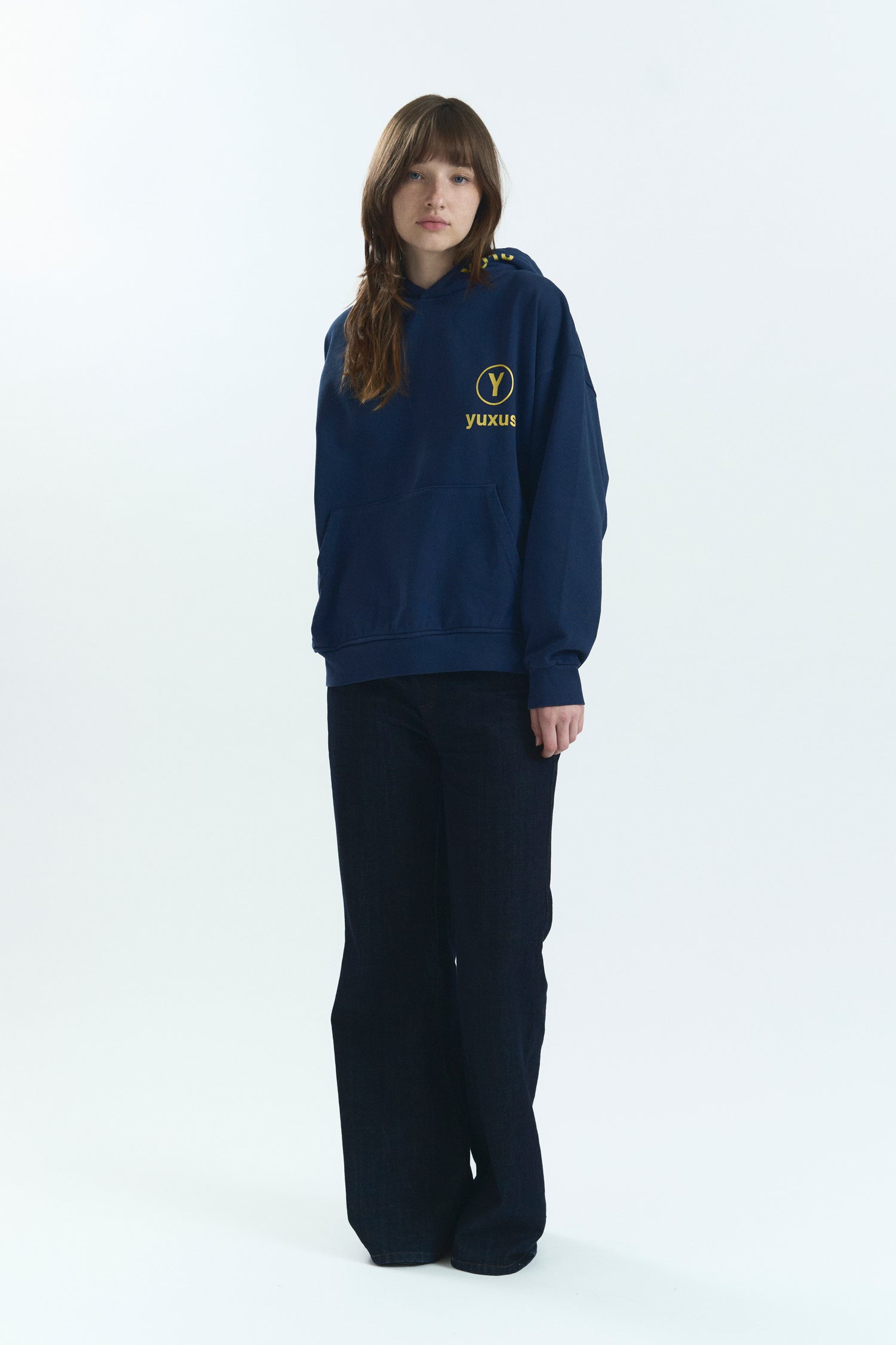 CLIP "LOWERCASE" HOODIE BLUE