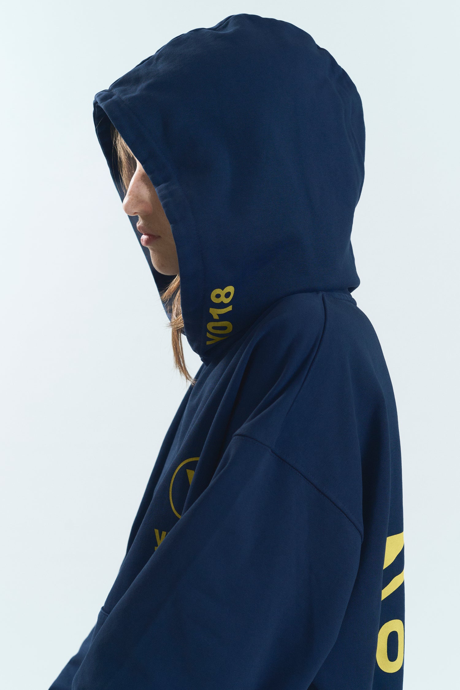 CLIP "LOWERCASE" HOODIE BLUE