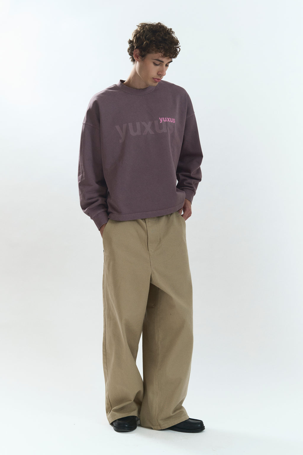 ZEST "LOWERCASE" CREWNECK PURPLE