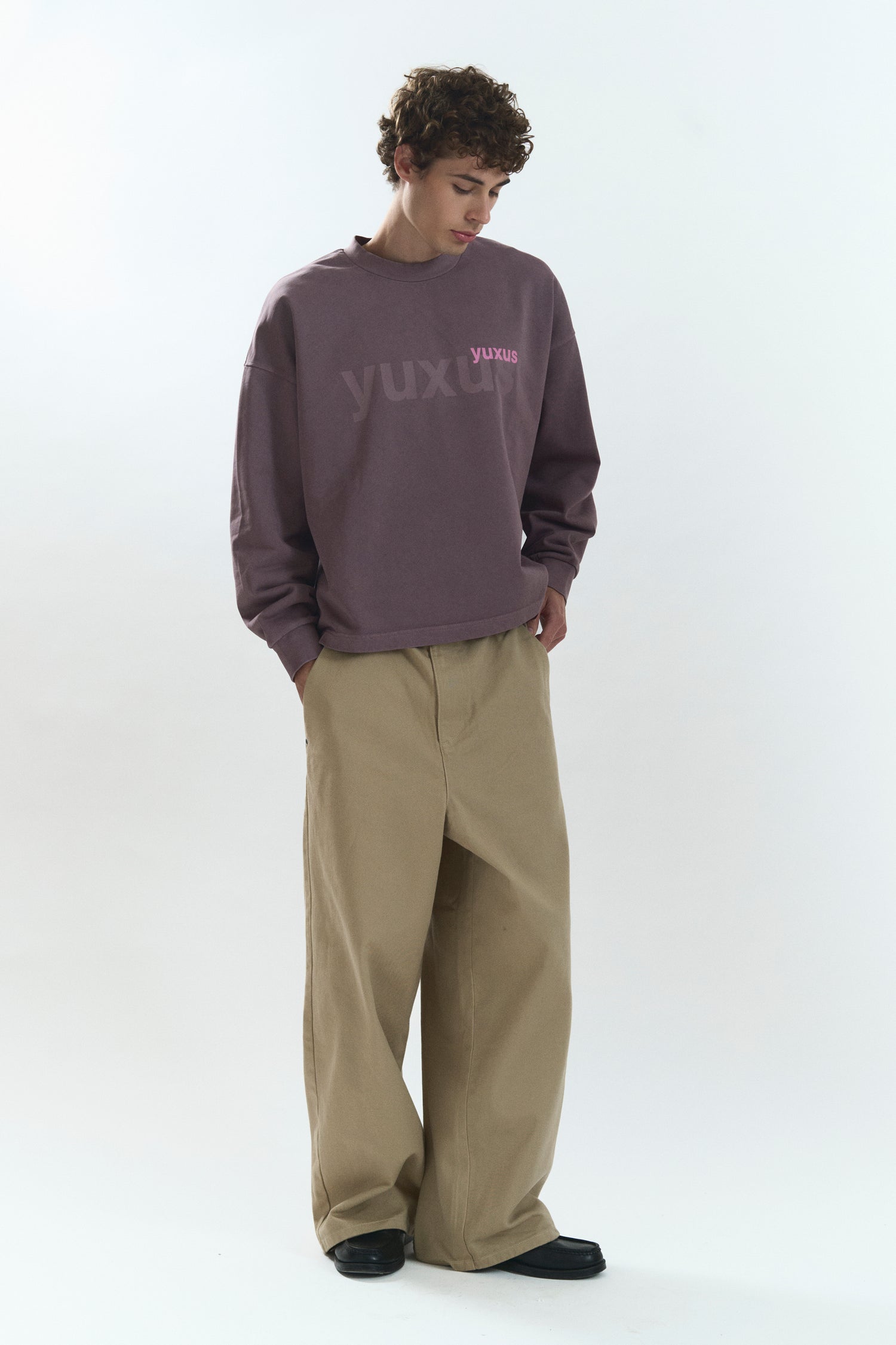 ZEST "LOWERCASE" CREWNECK PURPLE
