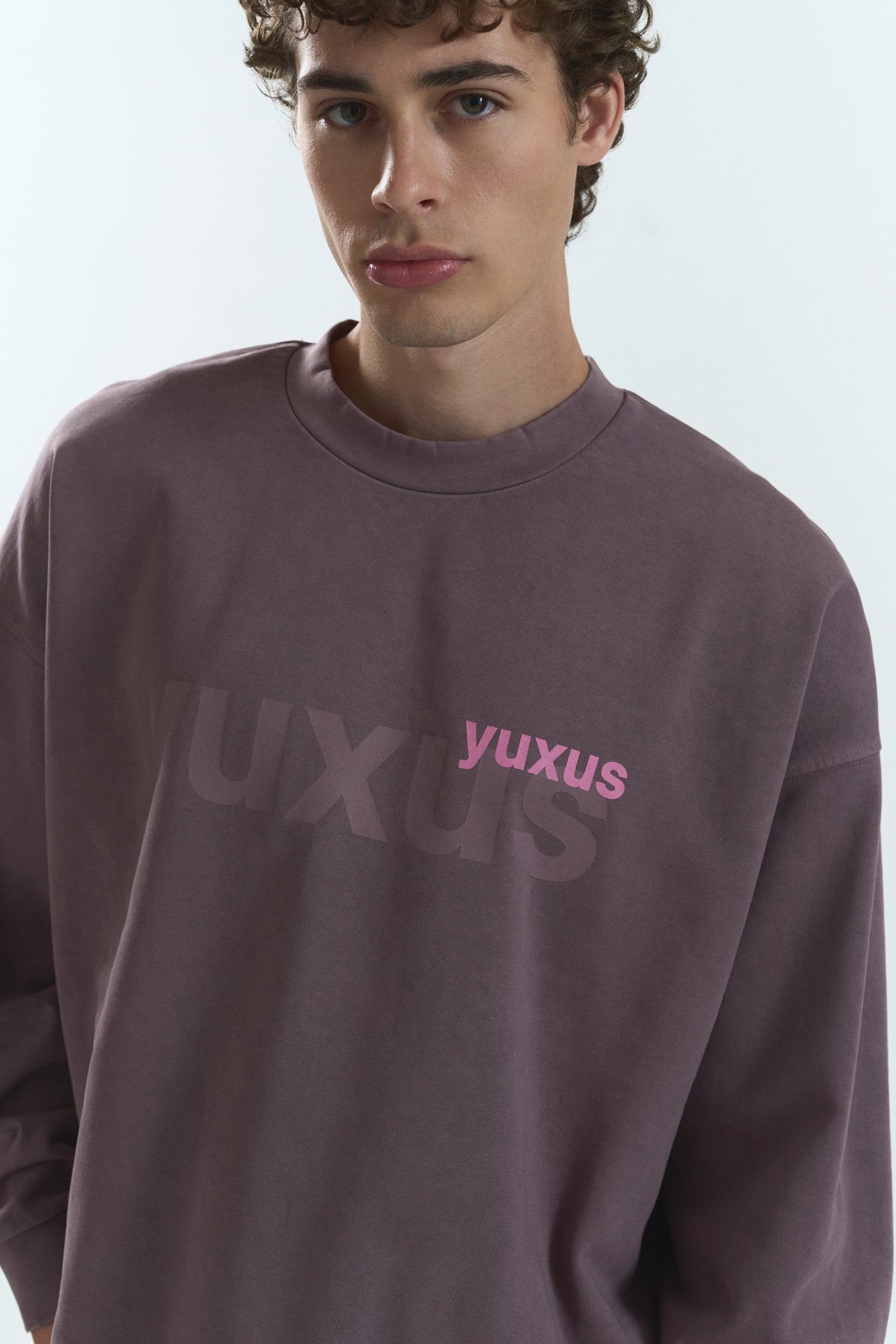 ZEST "LOWERCASE" CREWNECK PURPLE