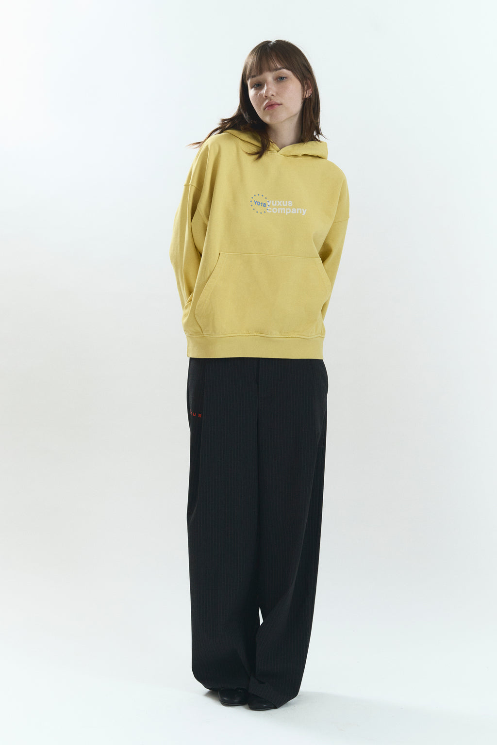 FLASH "LOWERCASE" HOODIE YELLOW