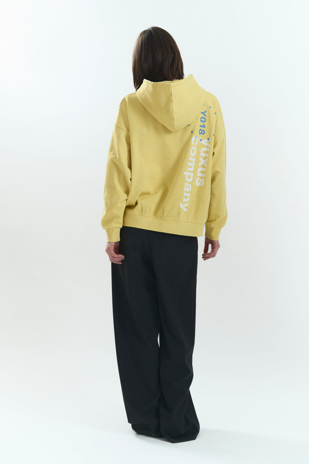FLASH "LOWERCASE" HOODIE YELLOW