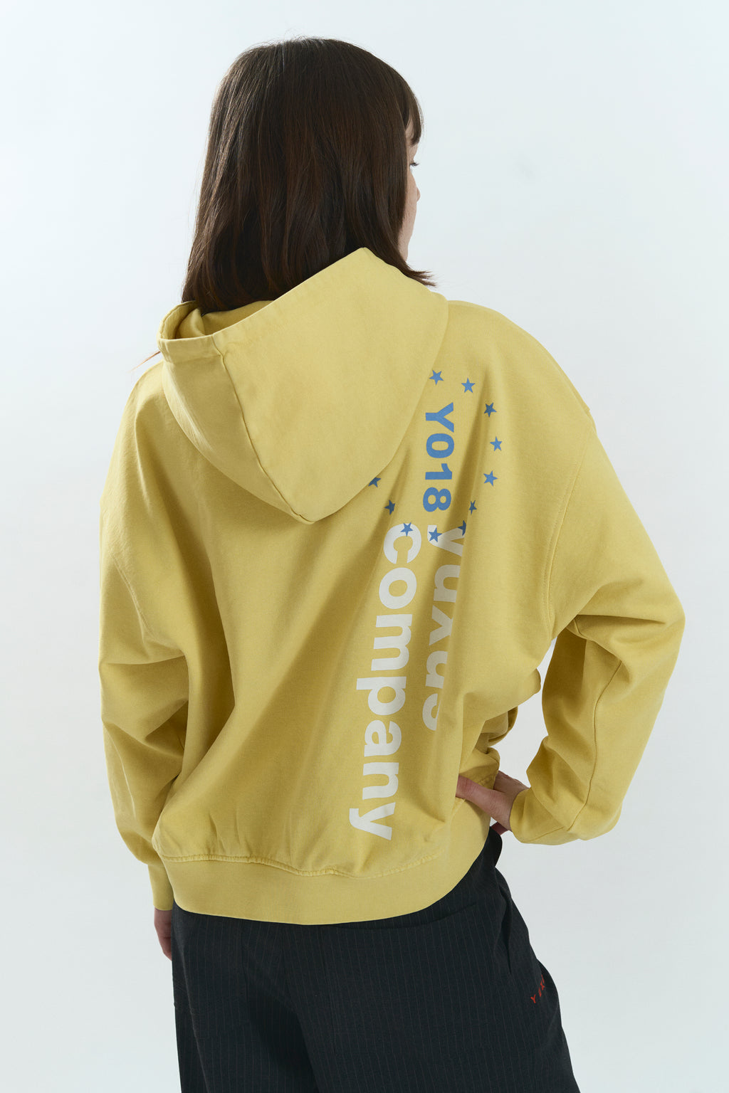 FLASH "LOWERCASE" HOODIE YELLOW