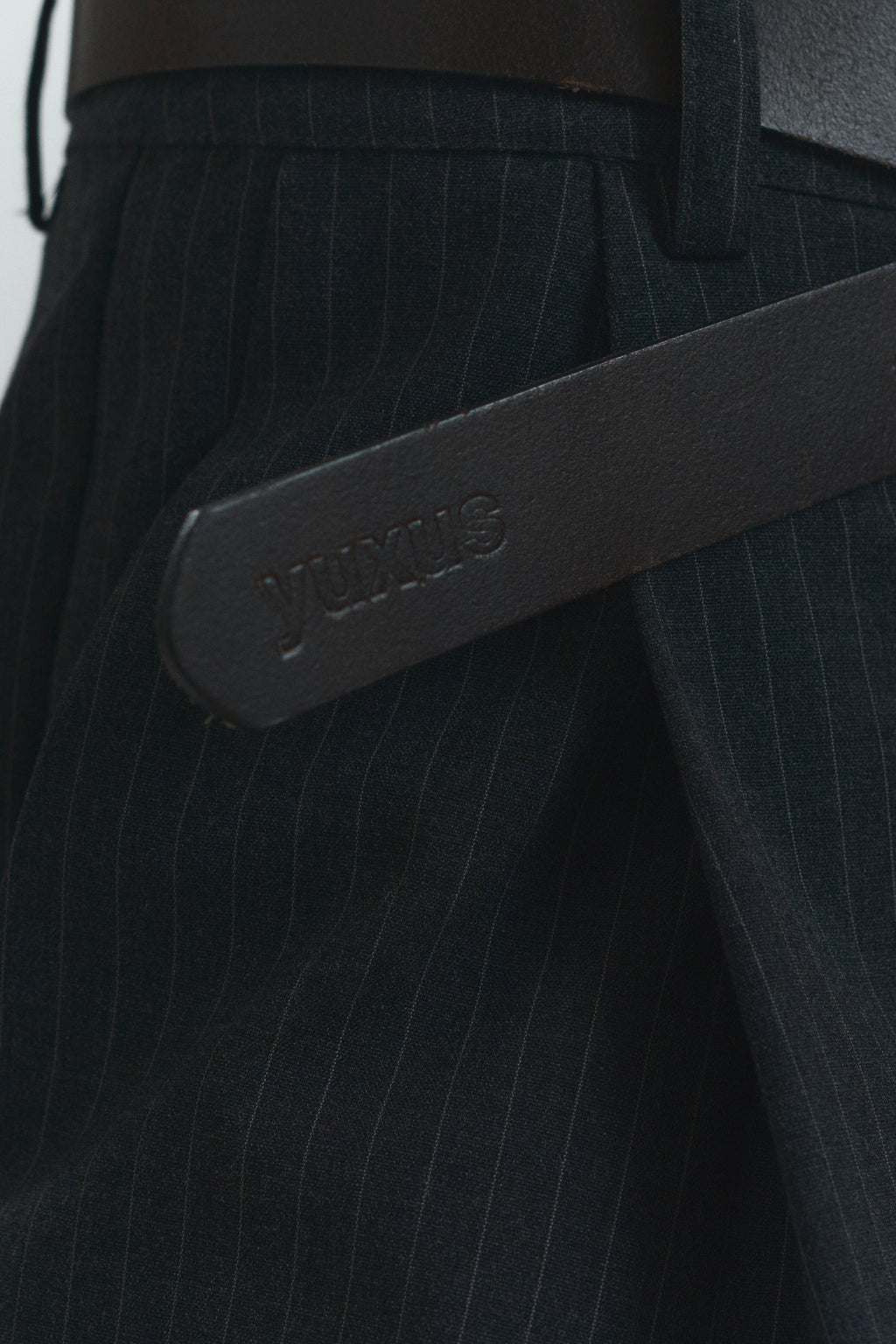 OBSID "LOWERCASE" BELT DARK BROWN