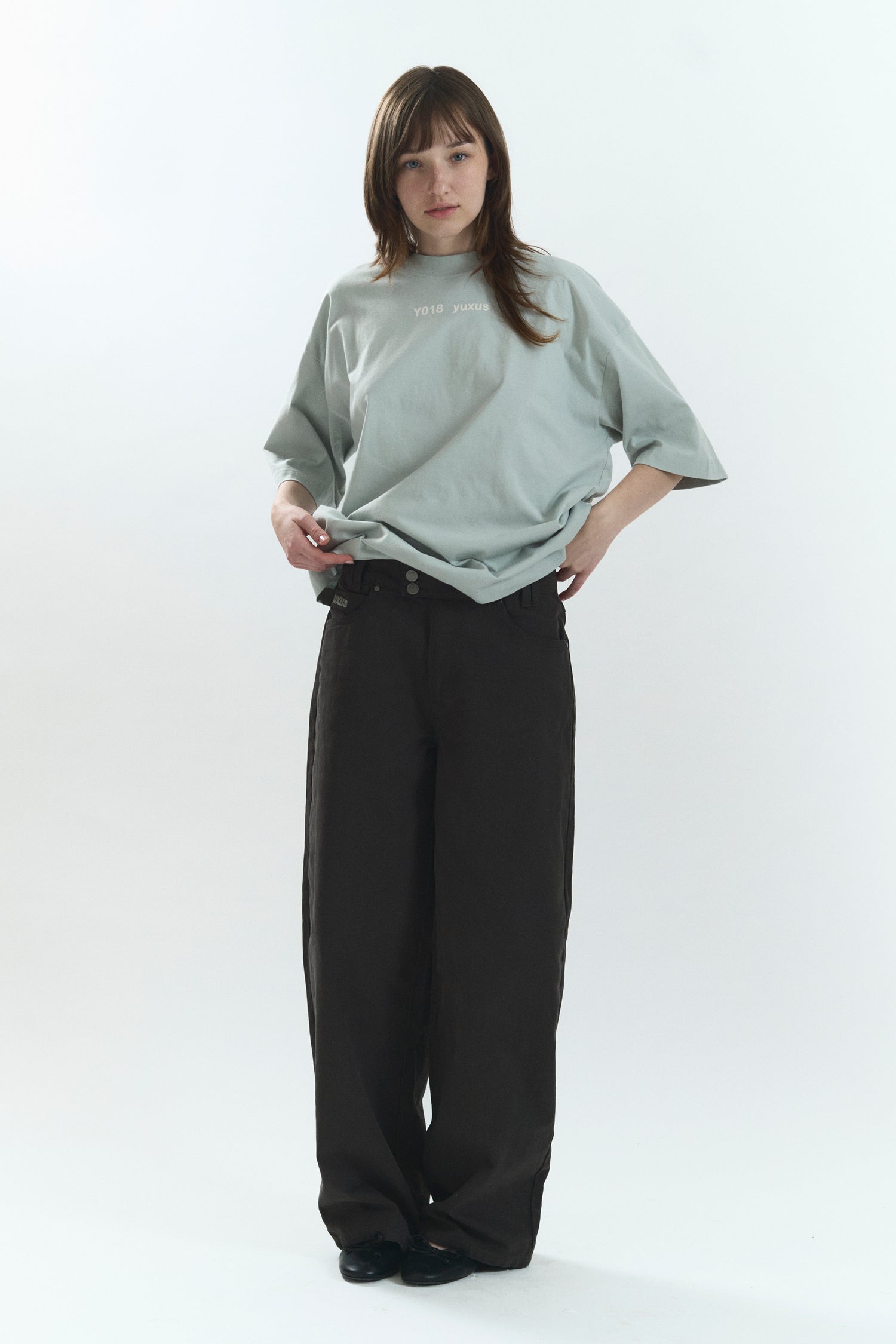 EMER "LOWERCASE" T-SHIRT LIGHT GREEN
