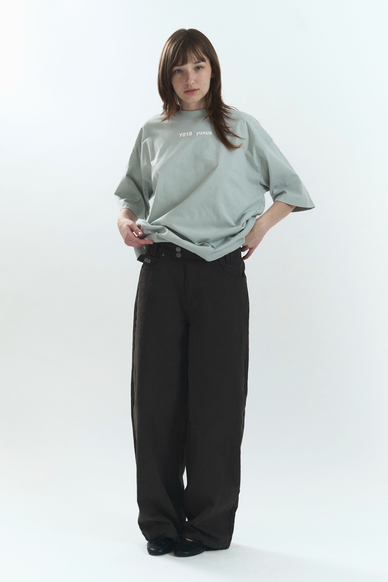 EMER "LOWERCASE" T-SHIRT LIGHT GREEN
