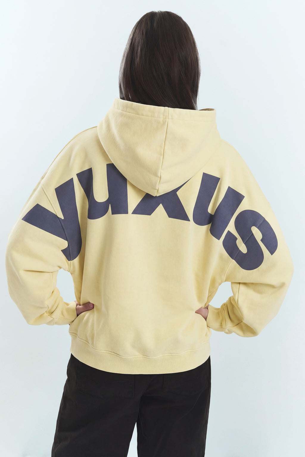 DENSE "LOWERCASE" HOODIE YELLOW