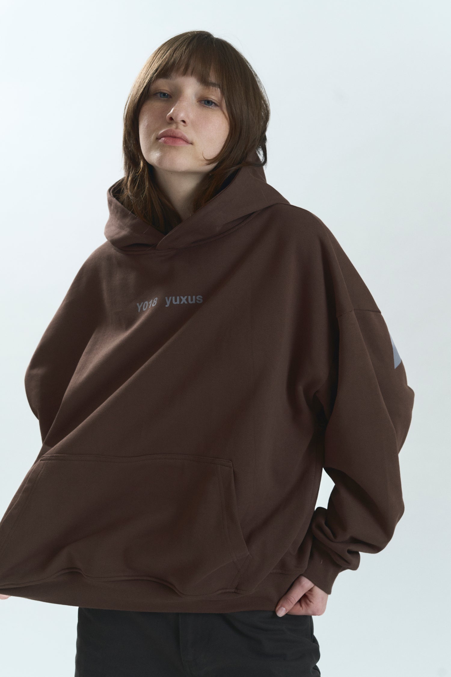 TRUFF "LOWERCASE" HOODIE BROWN