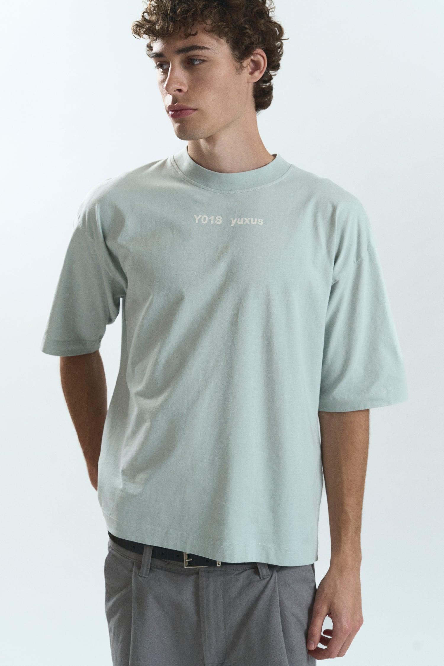 EMER "LOWERCASE" T-SHIRT LIGHT GREEN