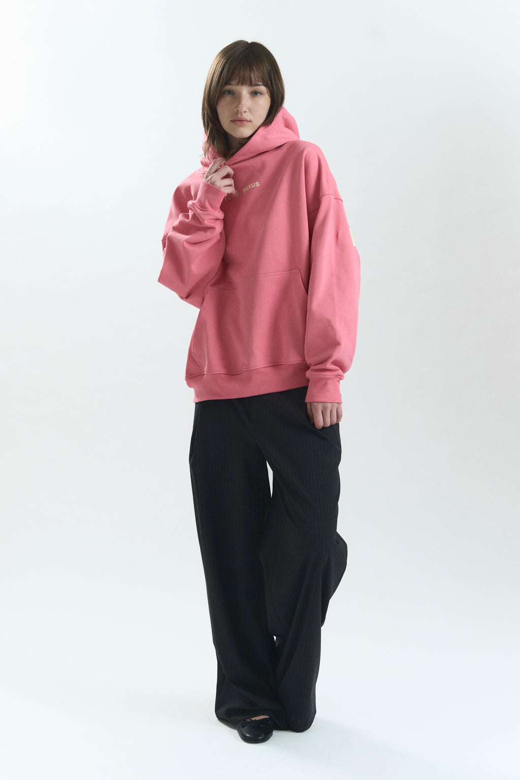 POW "LOWERCASE" HOODIE PINK