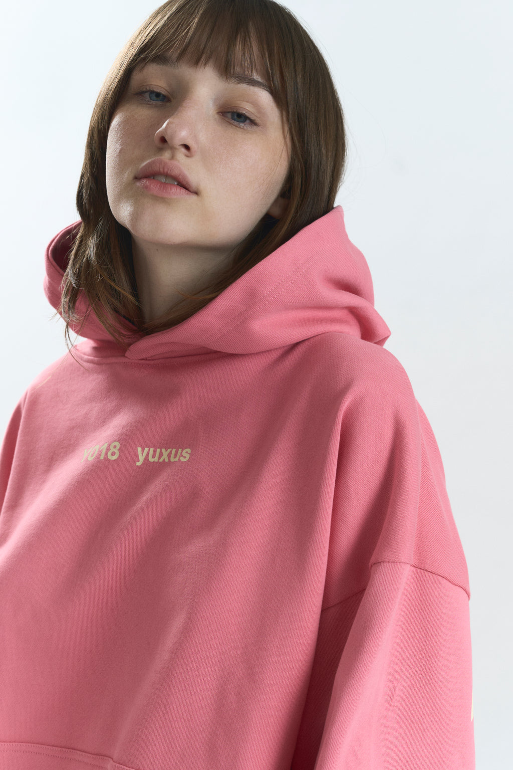POW "LOWERCASE" HOODIE PINK