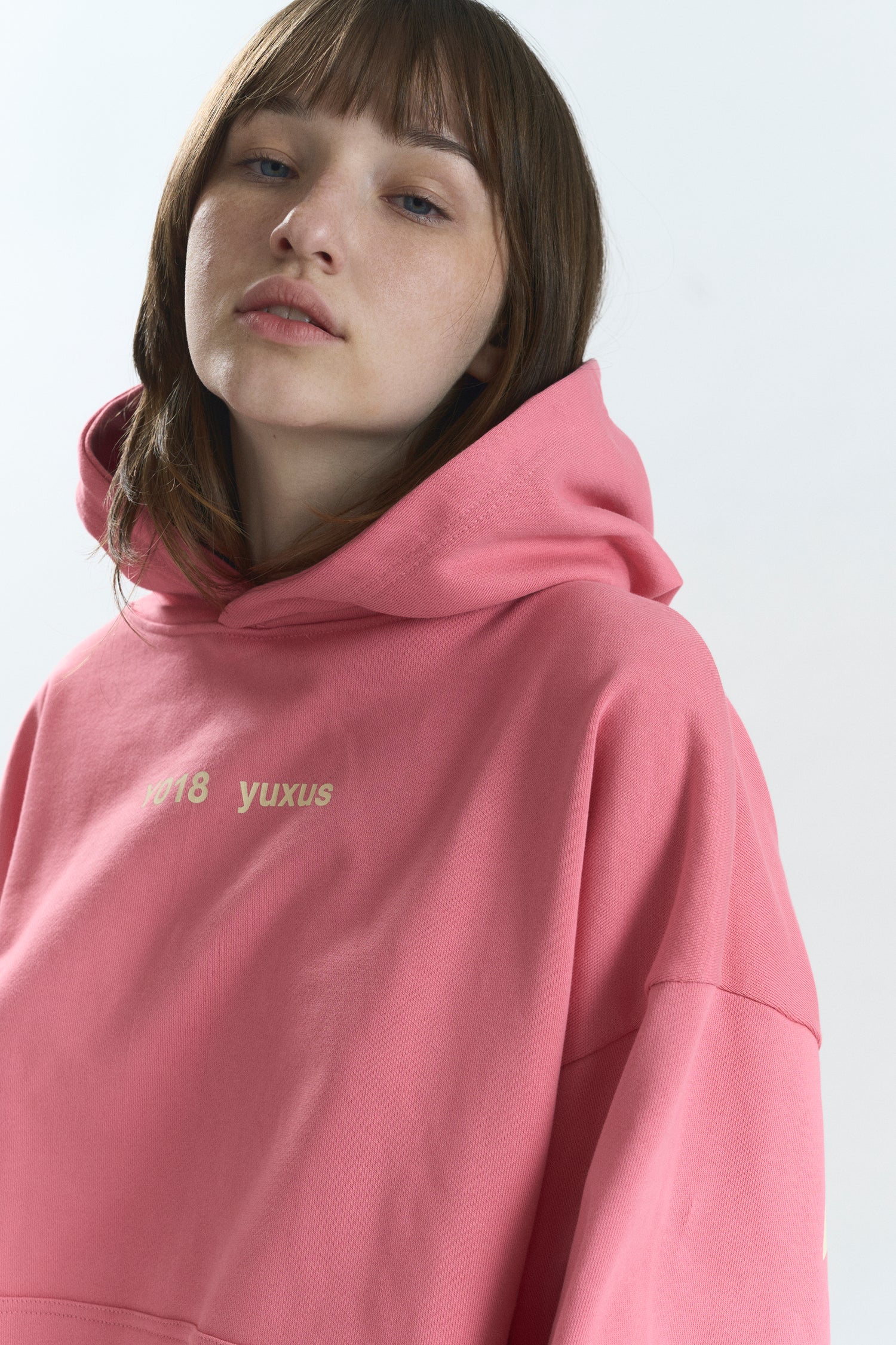 POW "LOWERCASE" HOODIE PINK